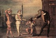 GILLOT, Claude Scene from the 'Master Andrew's Tomb' ddf oil painting